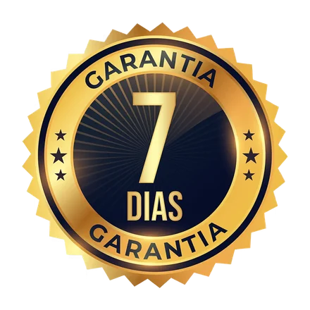 Selo de garantia de 7 dias.